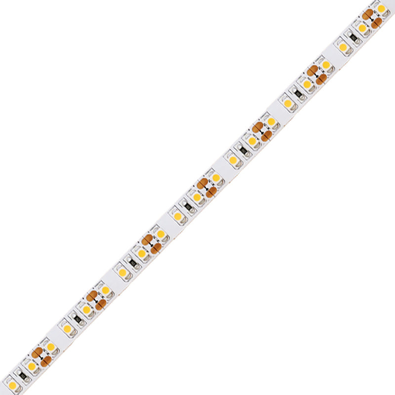 LED-Streifen in Ultra Warmweiß mit 672 Lumen und 9,6 Watt je Meter bei 24 Volt, IP20