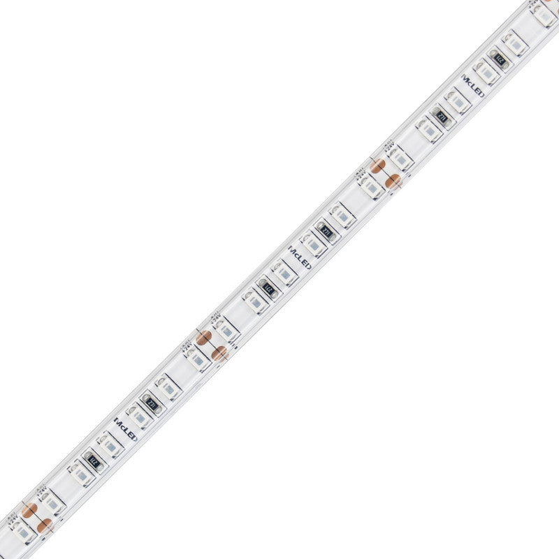 LED-Streifen in Rot mit 290 Lumen und 9,6 Watt je Meter bei 24 Volt, IP67