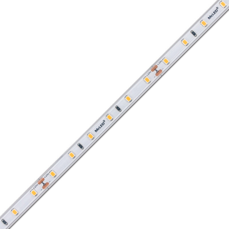 LED-Streifen in Neutralweiß mit 400 Lumen und 4,8 Watt je Meter bei 24 Volt, IP67