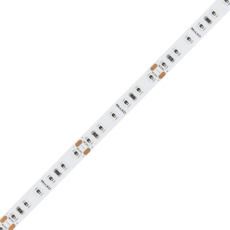 LED-Streifen in Gelb mit 240 Lumen und 9,6 Watt je Meter bei 24 Volt, IP20