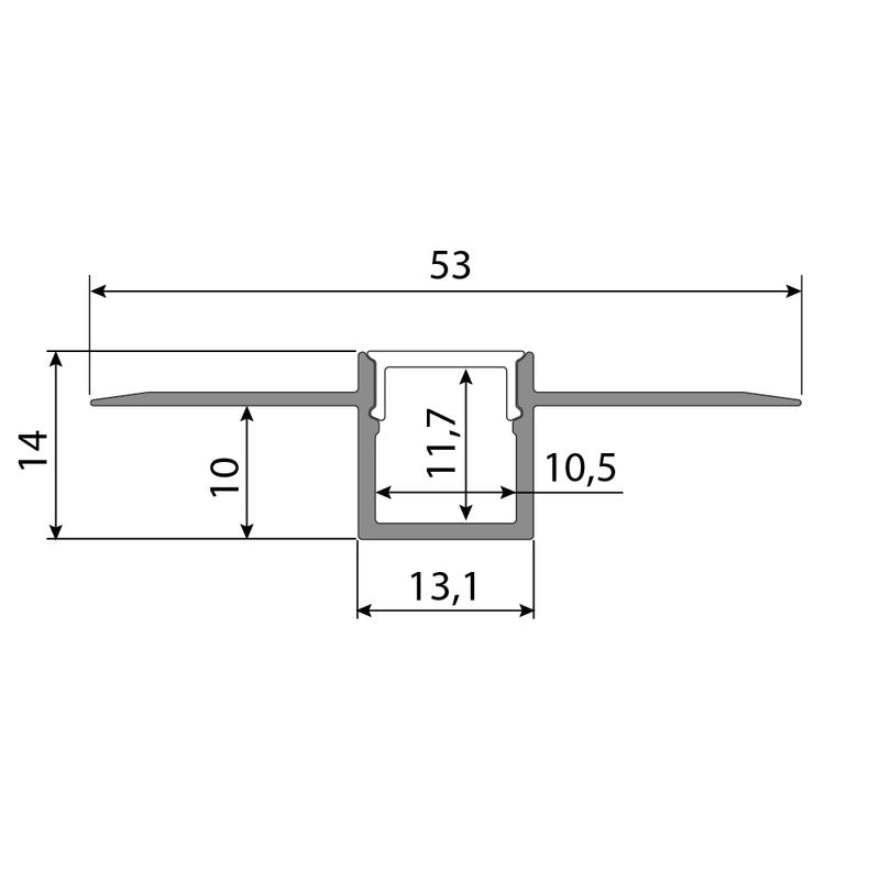 LED-Trockenbauprofil LF-AG