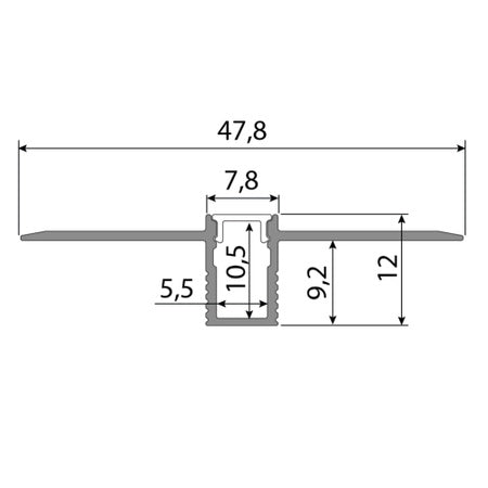 LED-Trockenbauprofil LF-AL