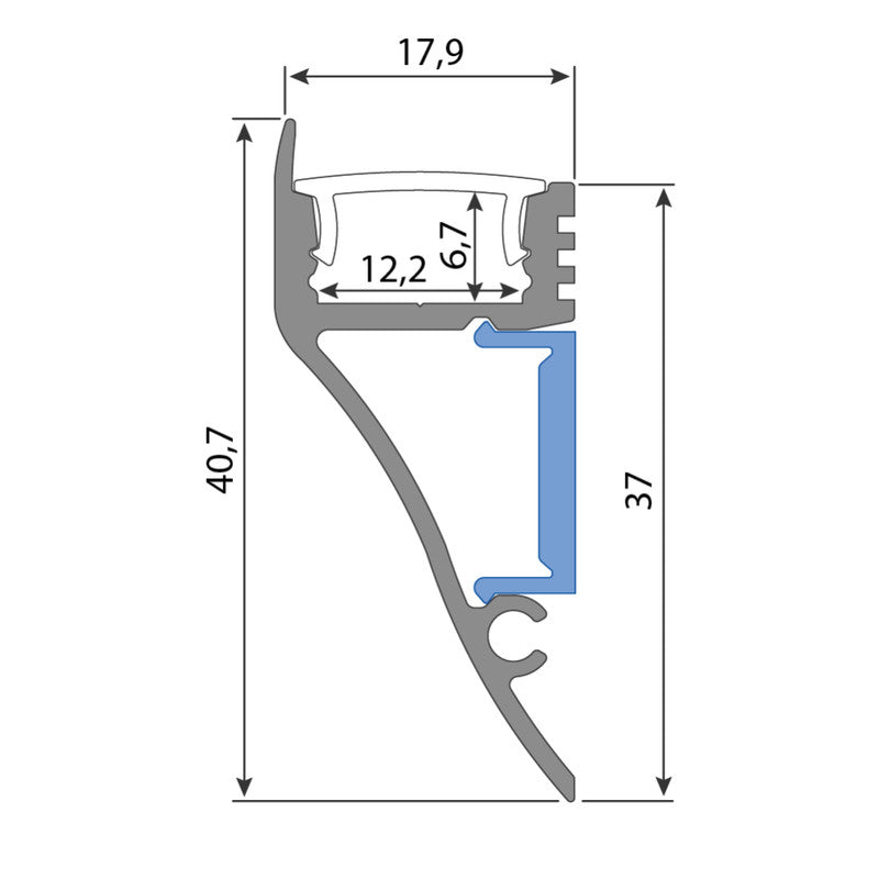 LED-Wandprofil LF-NT
