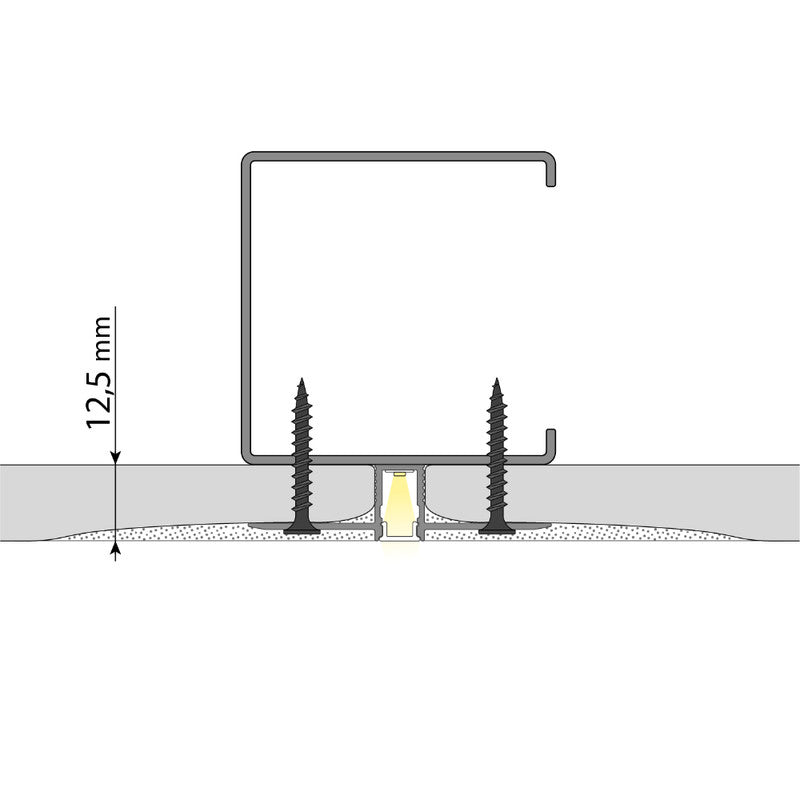 LED-Trockenbauprofil LF-AL