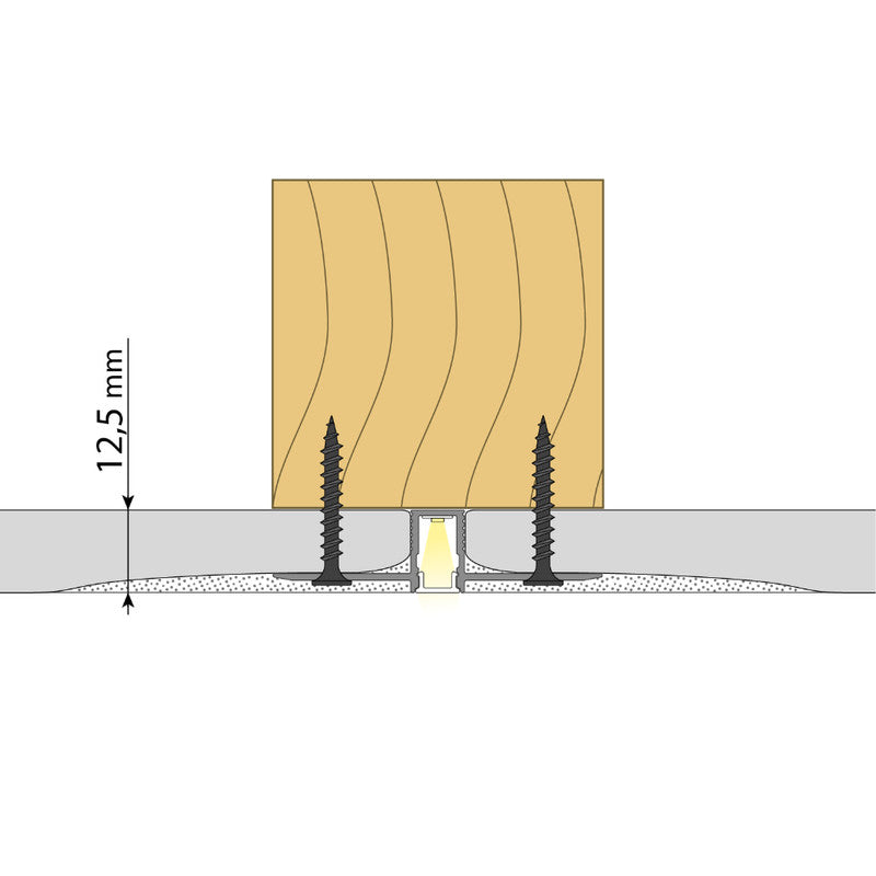 LED-Trockenbauprofil LF-AL