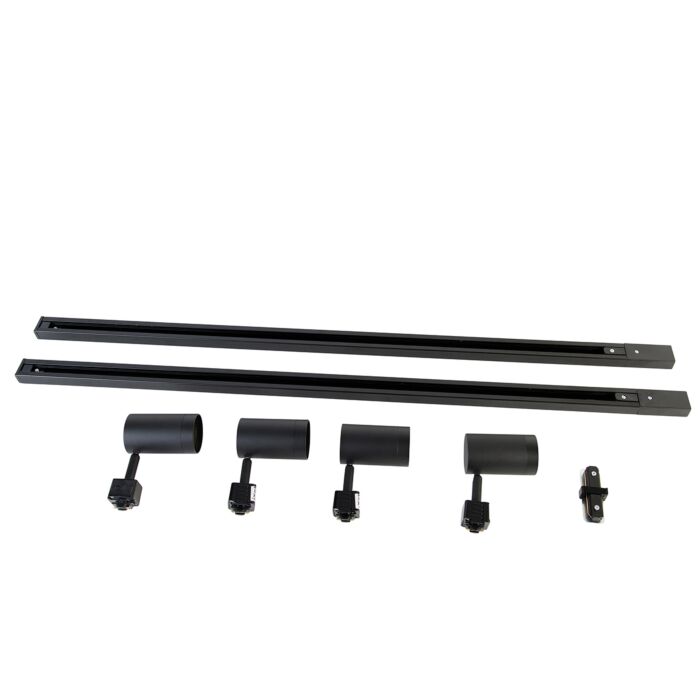 Schienensystem mit 4 Spots 1-Phasig - LF01