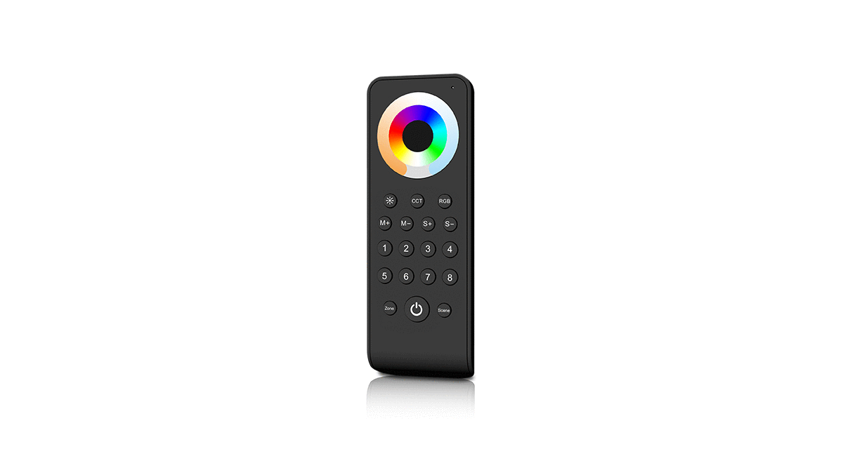 LED-Controller für 8 Zonen mit RGB+CCT inkl. 2,4 GHz Fernbedienung