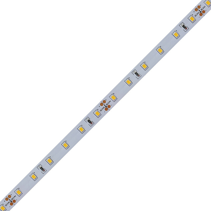 LED-Streifen in Warmweiß mit 1224 Lumen und 14,4 Watt je Meter bei 24 Volt, IP20