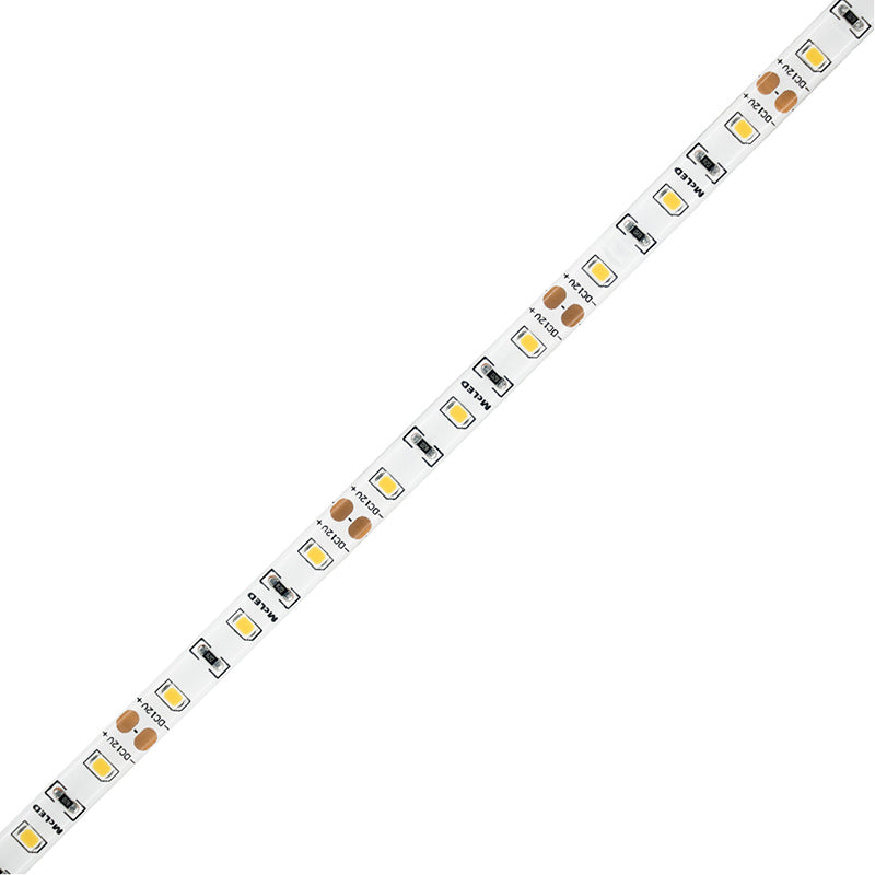 LED-Streifen in Warmweiß mit 4,8 Watt und 360 Lumen je Meter bei 12 Volt, IP54