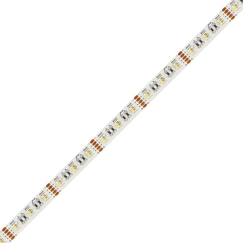 LED-Streifen RGB + Warmweiß mit 19,2 Watt und 890 Lumen bei 12 Volt, IP20