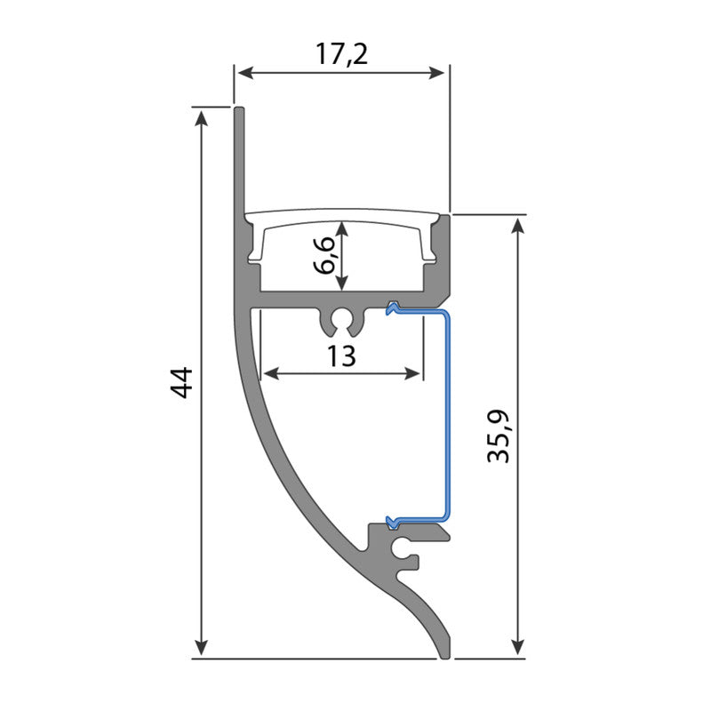 LED-Wandprofil LF-NC