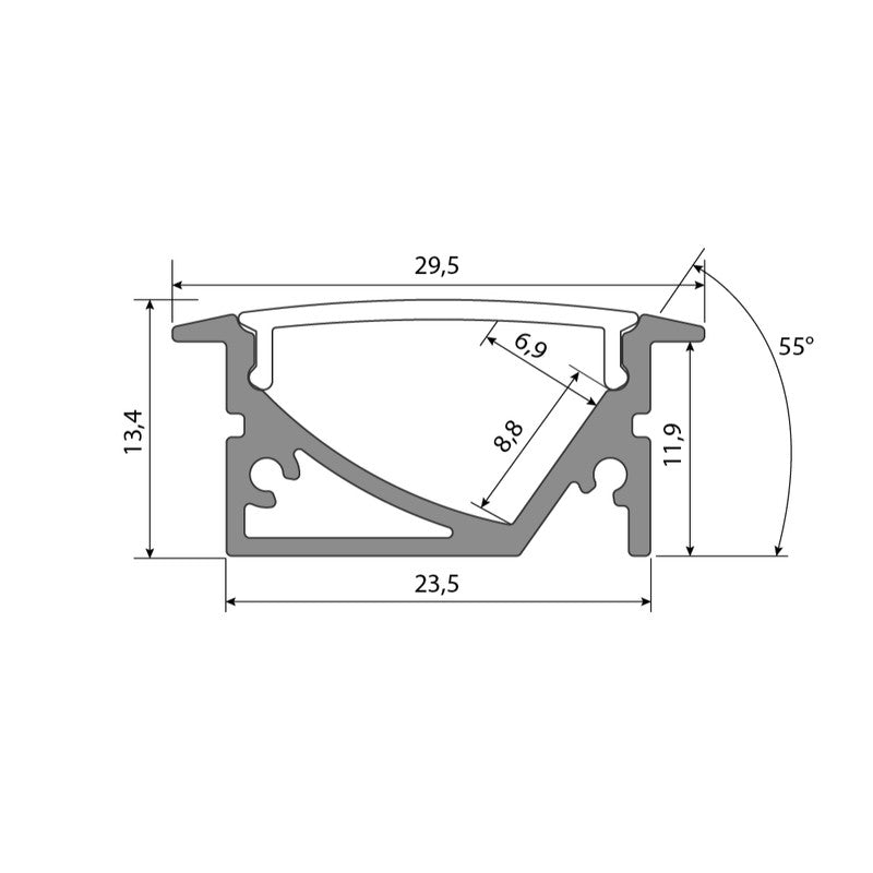 LED-Trockenbauprofil LF-VA