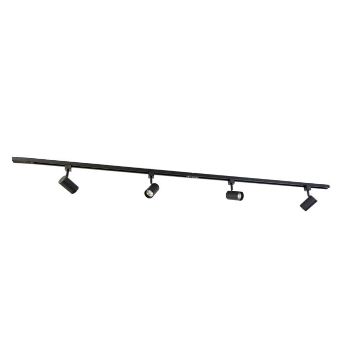 Schienensystem mit 4 Spots 1-Phasig - LF01