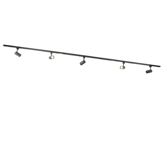 Schienensystem mit 5 Spots 1-Phasig - LF02